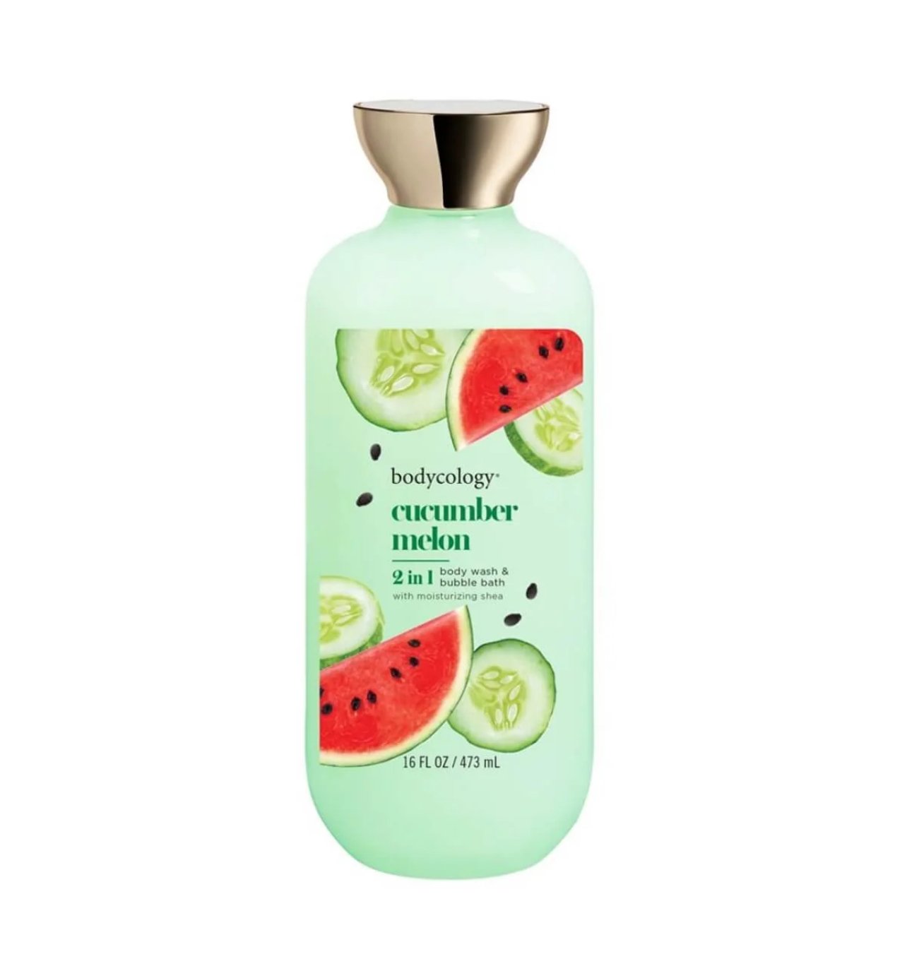 Bodycology 2 In1 Body Wash & Bubble Bath Cucumber Melon 473ml