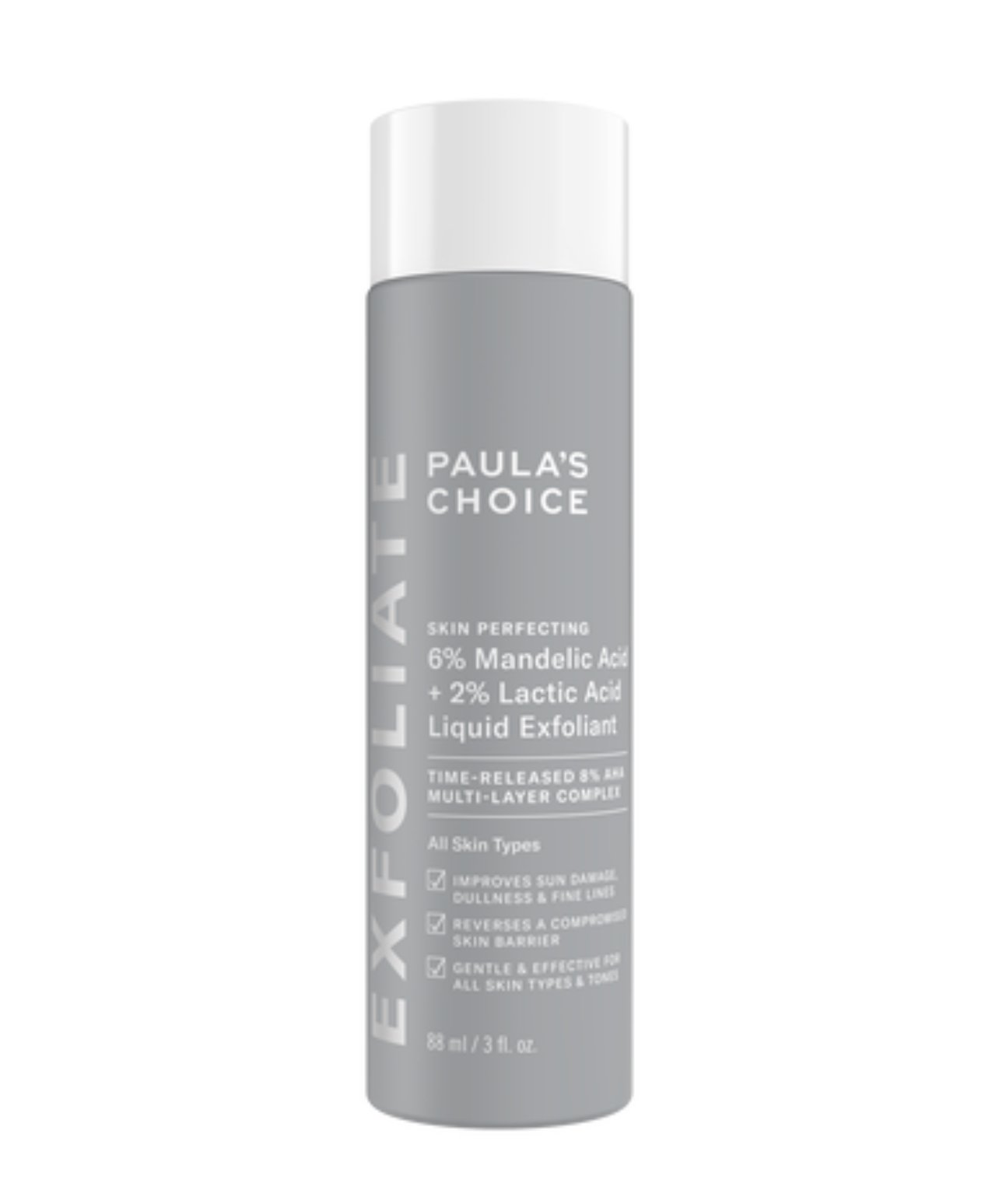 Paulas Choice 6% Mandelic Acid + 2% Lactic Acid Liquid Exfoliant – 88ml