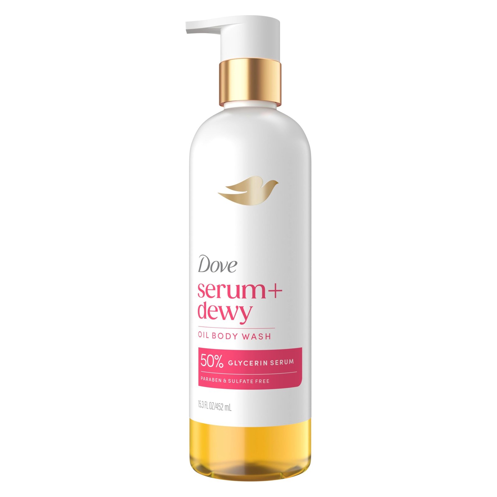Dove Serum+ Dewy Shower Oil Body Wash